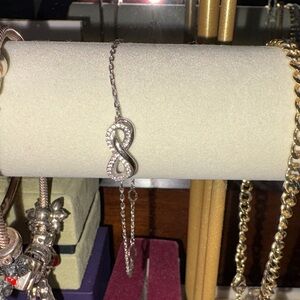 Swarovski Silver Infinity Bracelet